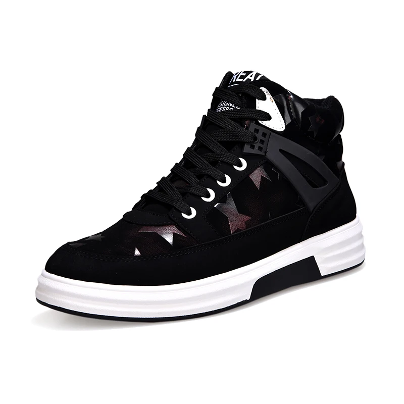 Toptan Ayakkabi Lace-up Breathable Student High Top Shoes Soft Sole Fashion Camouflage Sports Sneakers For Men Casual