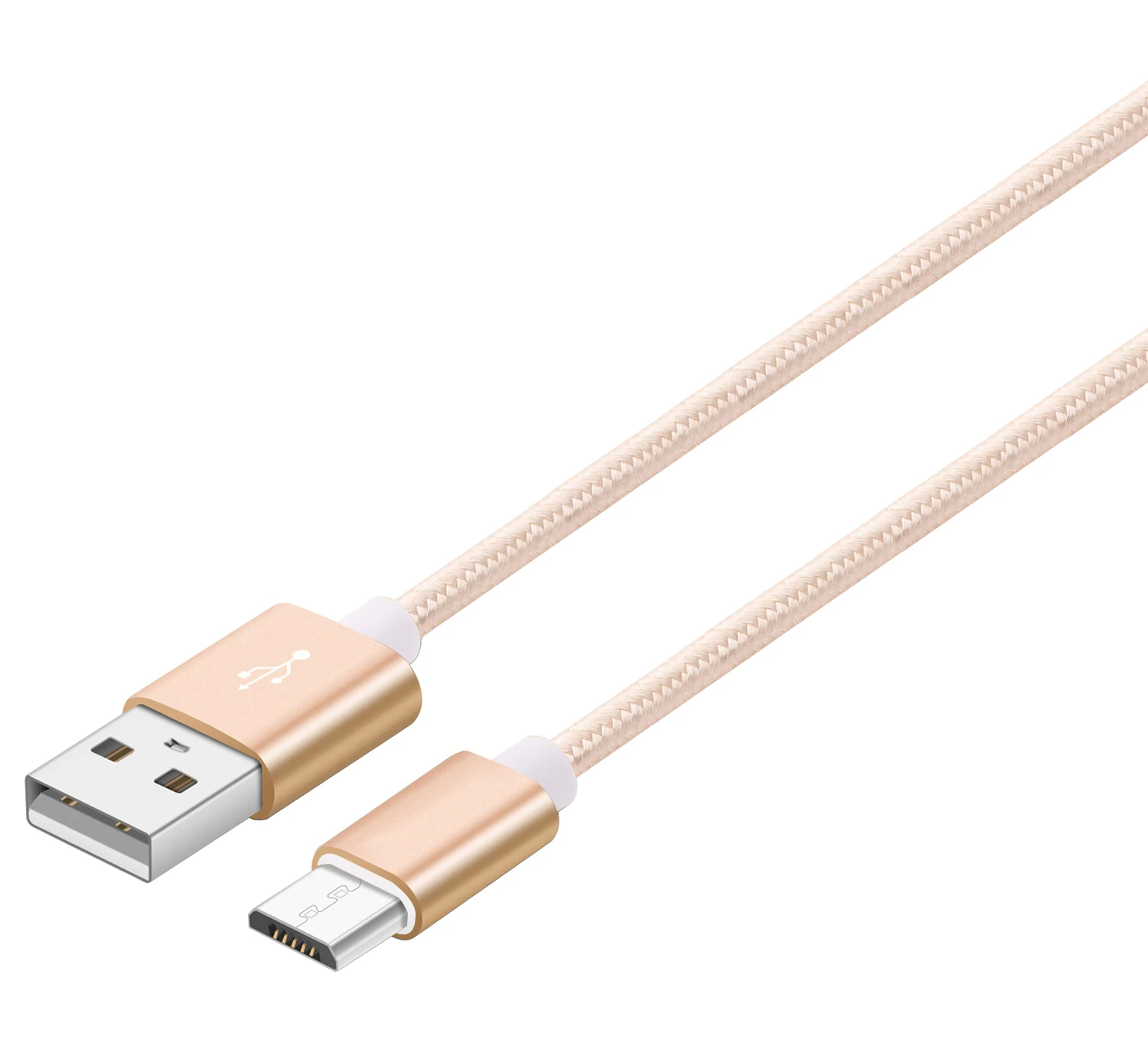 Высококачественный USB-кабель а с нейлоновой оплеткой для быстрой зарядки и передачи данных