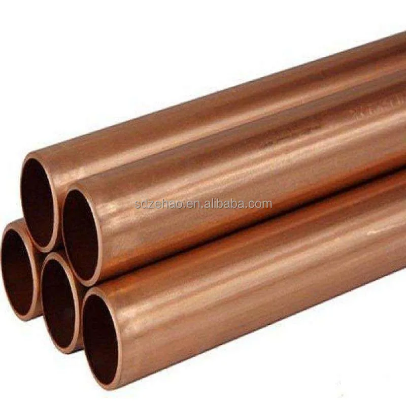 High hardness 99.9% brass copper pipe