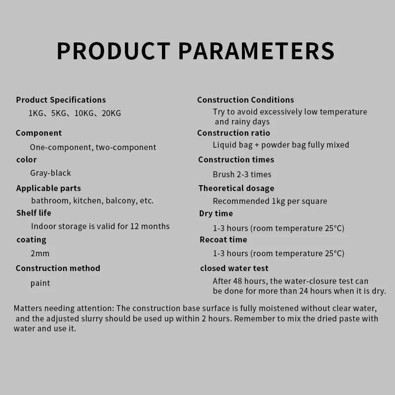 Wholesale cement roof JS waterproof coating waterproof roof sealing agent