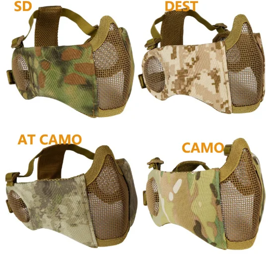OEM Tactical half face guard Outdoor protection Military Tactical face mask