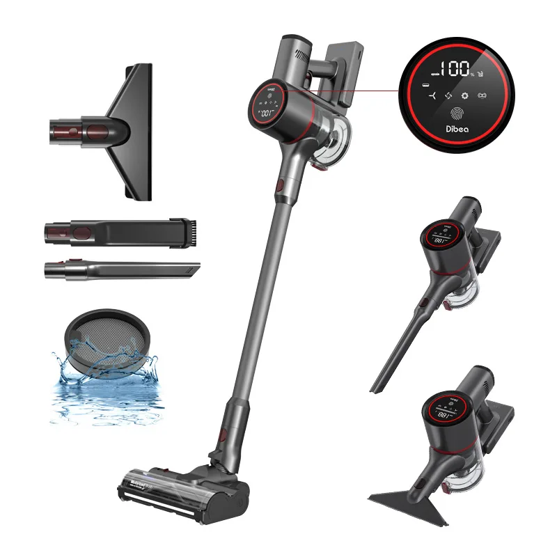 2024 Dibea Good Quality Handheld Cordless Vacuum Cleaner With Auto Dust Collection New Design Vacuum Cleaner