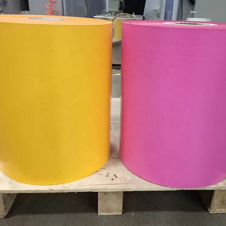 Factory custom Colour Thermal Paper Roll Printing Cash Register paper Popular Pink Yellow Blue Green Orange Thermal Roll