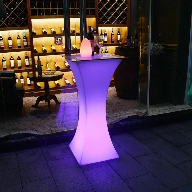 Wholesale Outdoor Restaurant Furniture Waterproof Bar Counter Led Dj Table For Night Club Decor
