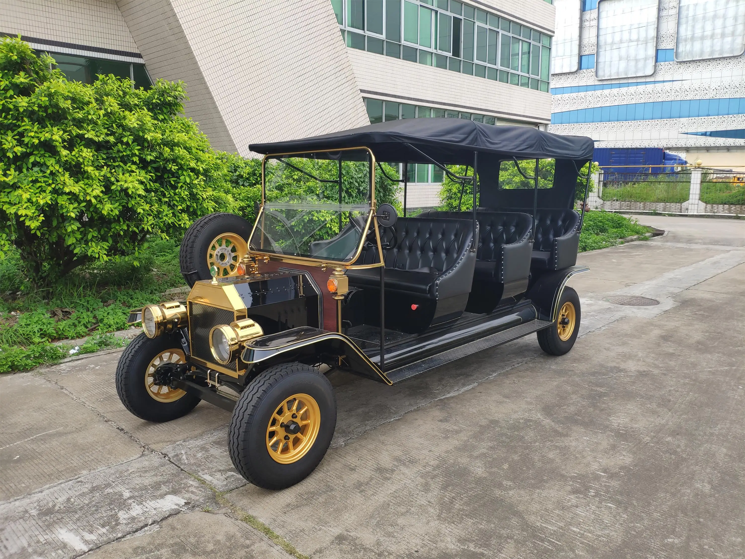 RARIRO Vintage Electric Golf Cart from Chinese Factory Economical Powered Sightseeing Bus & Car