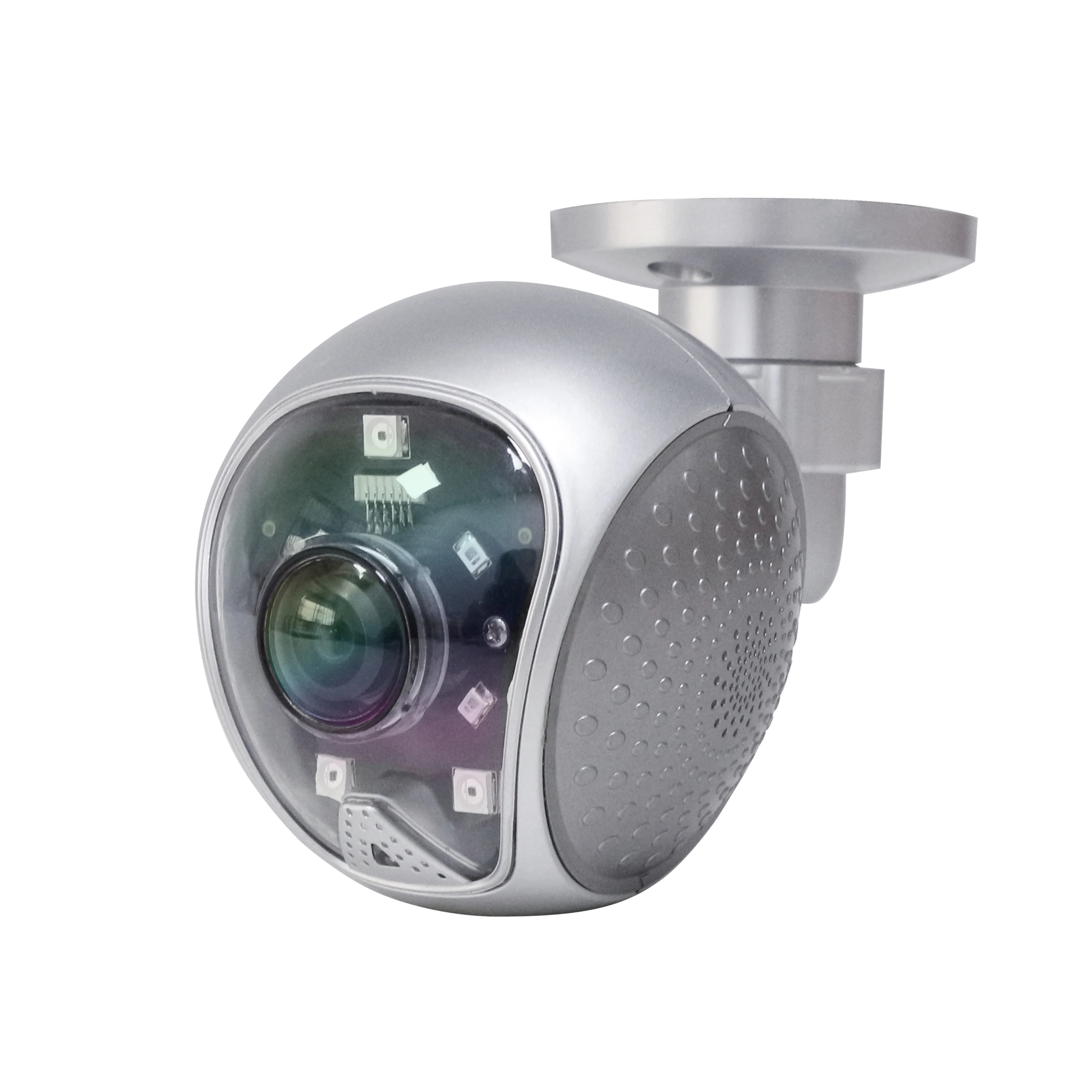 1080P HD outdoor smart home network night vision red and blue flash alarm wireless wifi ip cctv camera