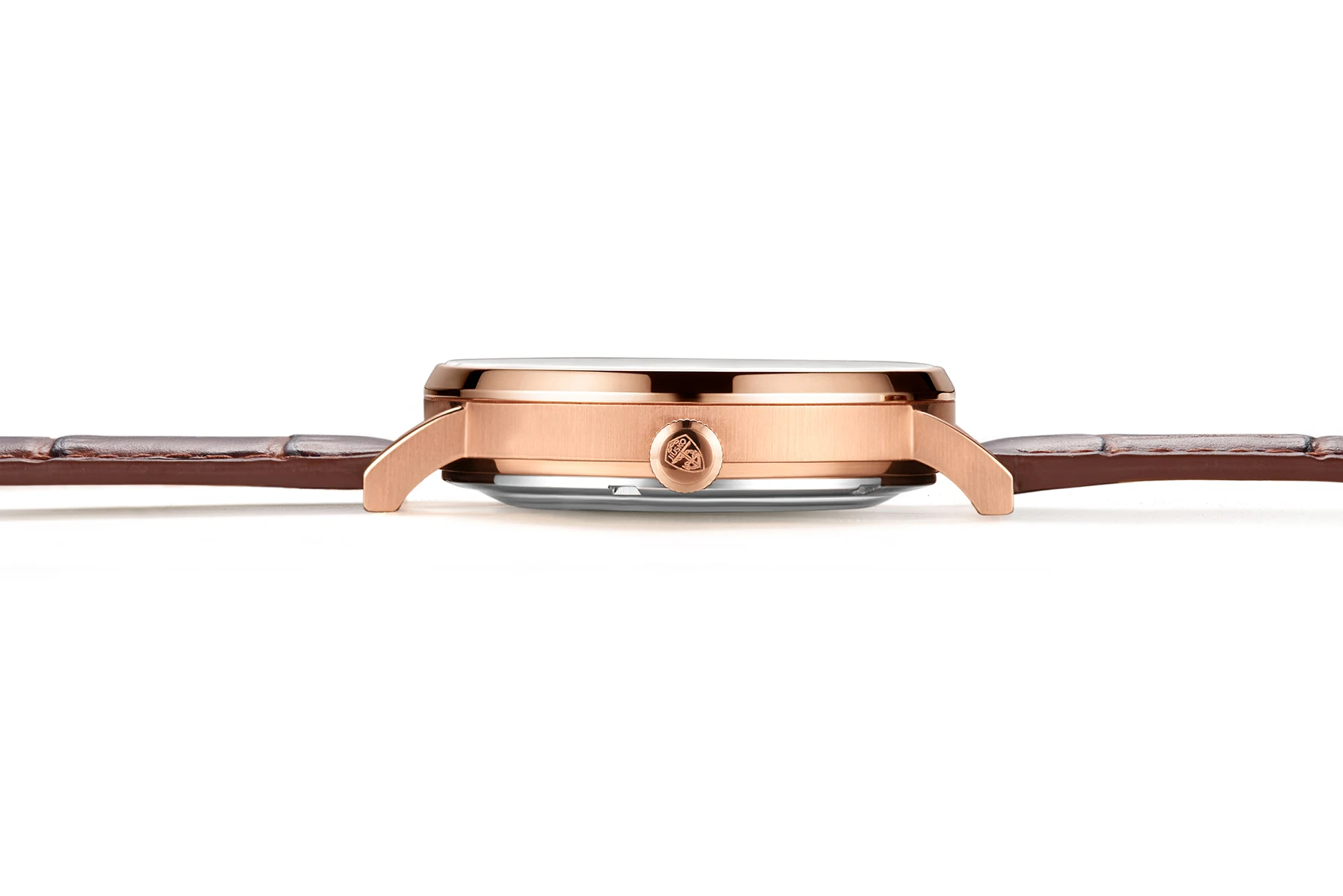  Hot Products Genuine Leather Band Watch Wristwatches Automatic Mechanical Watches