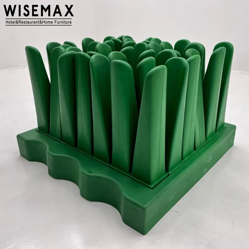 WISEMAX FURNITURE designer furniture home decor luxury single sofa plastic glass leisure chair sofas for hotel