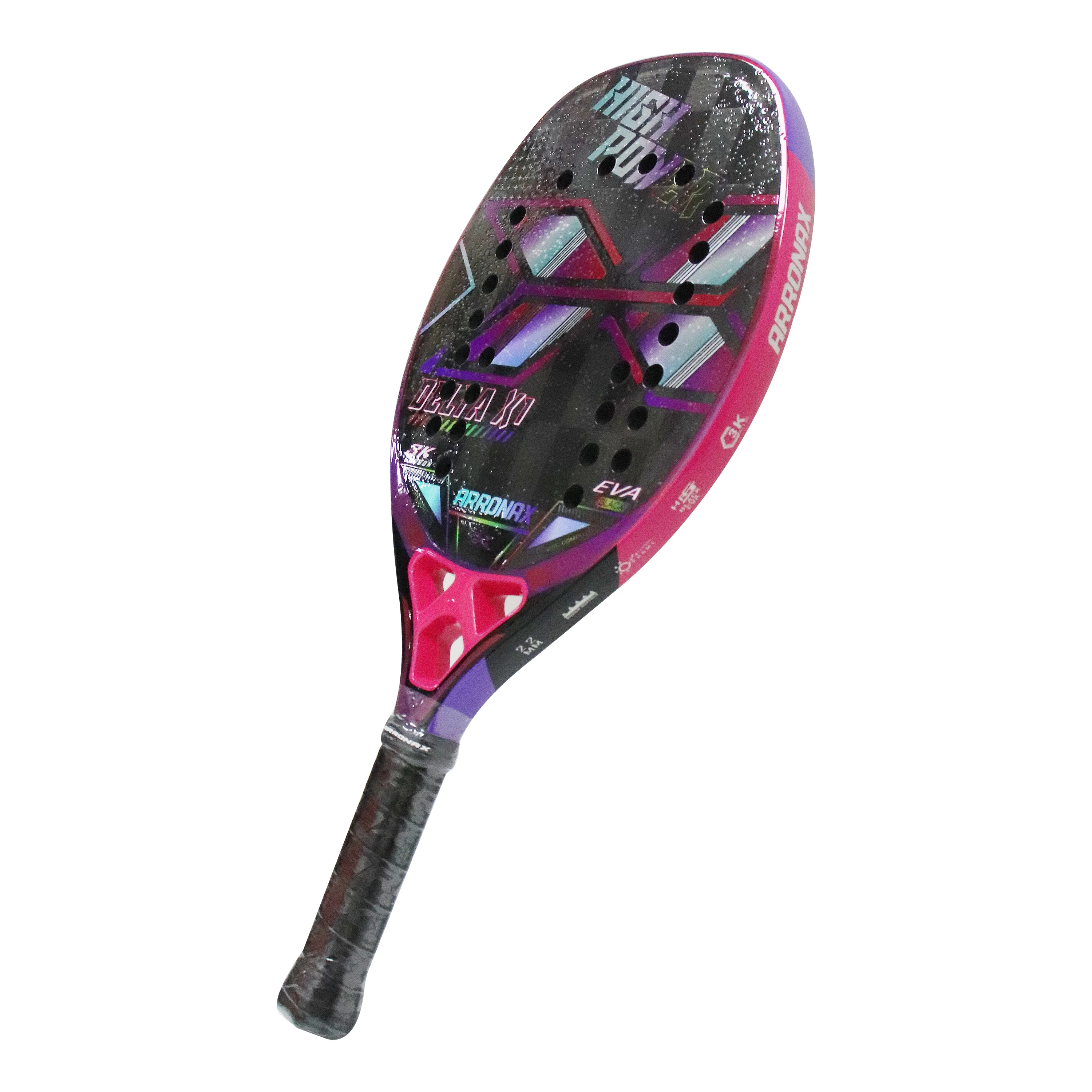 OEM Hot Sale Custom Design Your Own Paddle Tennis Racket100% Carbon /3k/12k/18k Carbon Beach Paddle Rackets