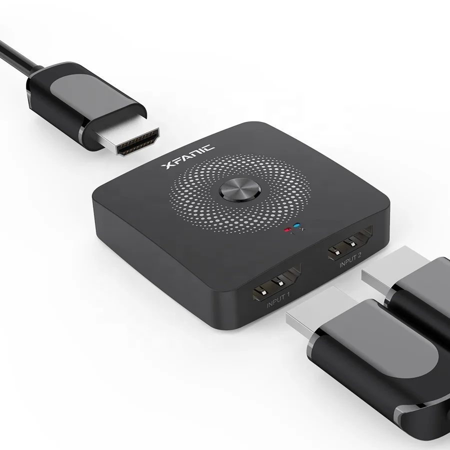 4K Bidirectionele 1x2 2x1 видеопереключатель hdmi сплиттер 1 в 2 выход