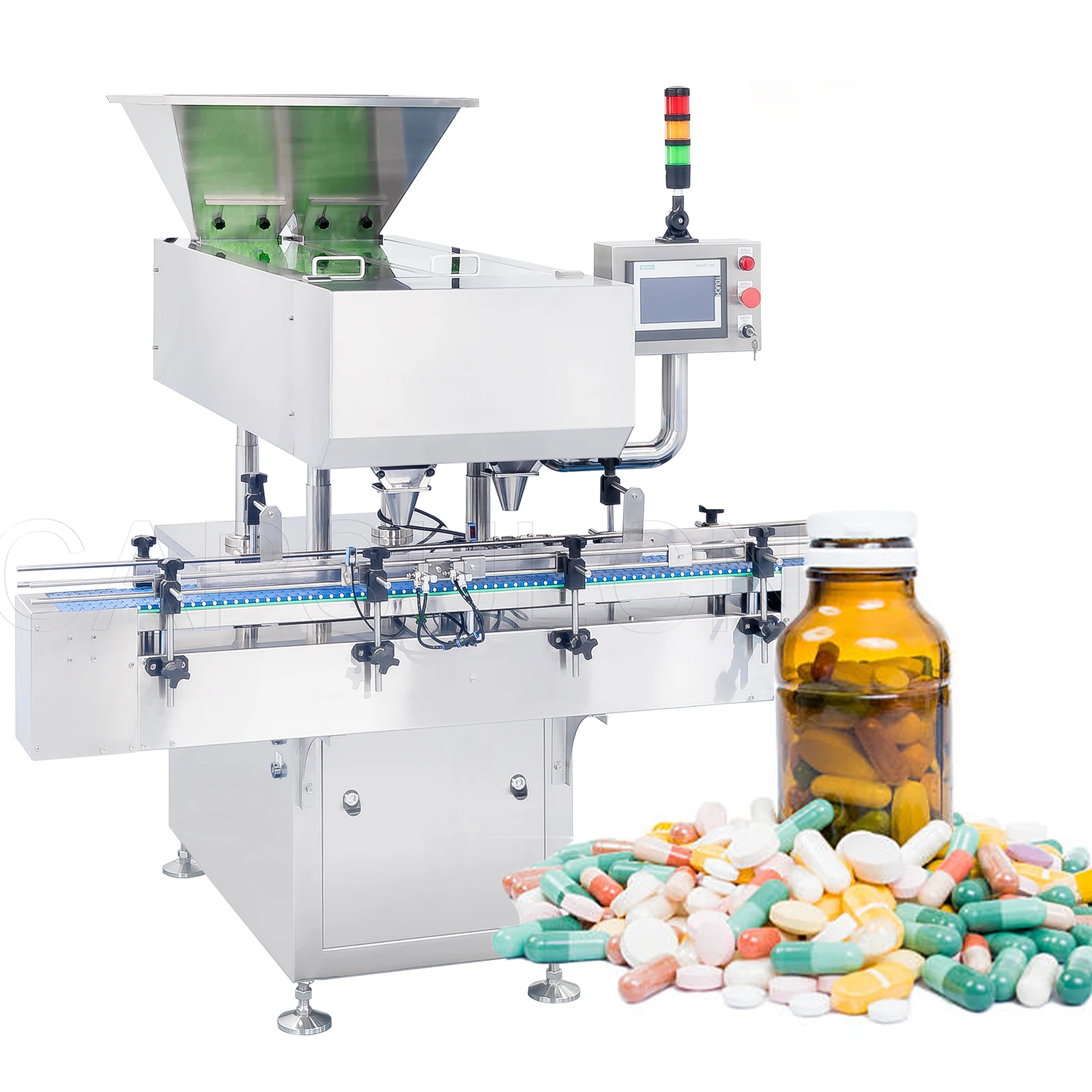 16 Channel Medical Automatic Softgel Capsule Counter Pharmaceutical Tablet Counting Bottling And Filling Machine