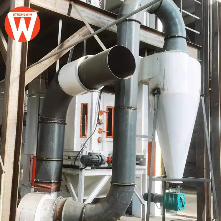 5T/H full automatic animal pellet feed production plant poultry feed pellet process line for chicken