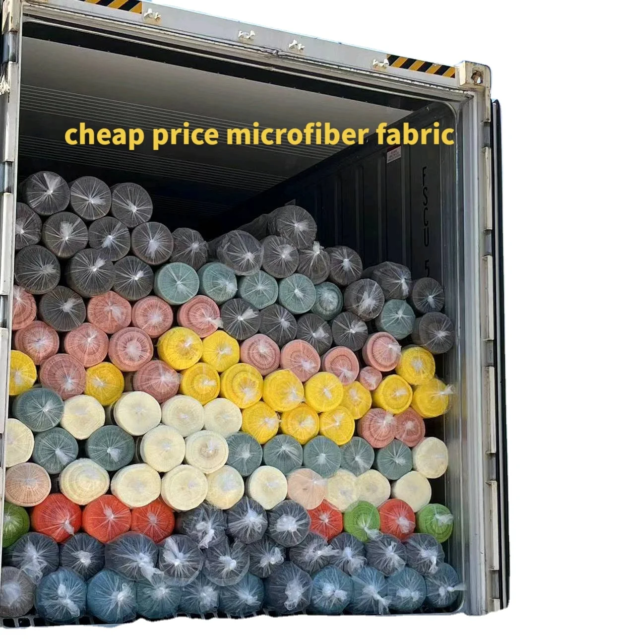 factory cheapest price microfiber polyester fabric dyed fabric