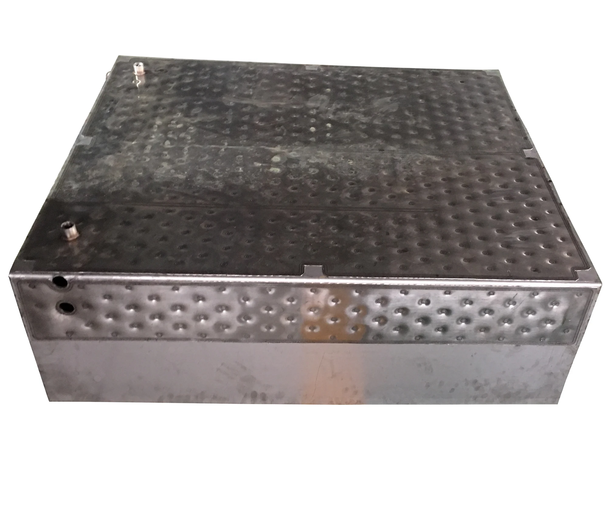 High Pressure Hydraulic System Compact Customized Pillow Plate Exchanger Cooler for HVAC Retrofit Aerospace Applications