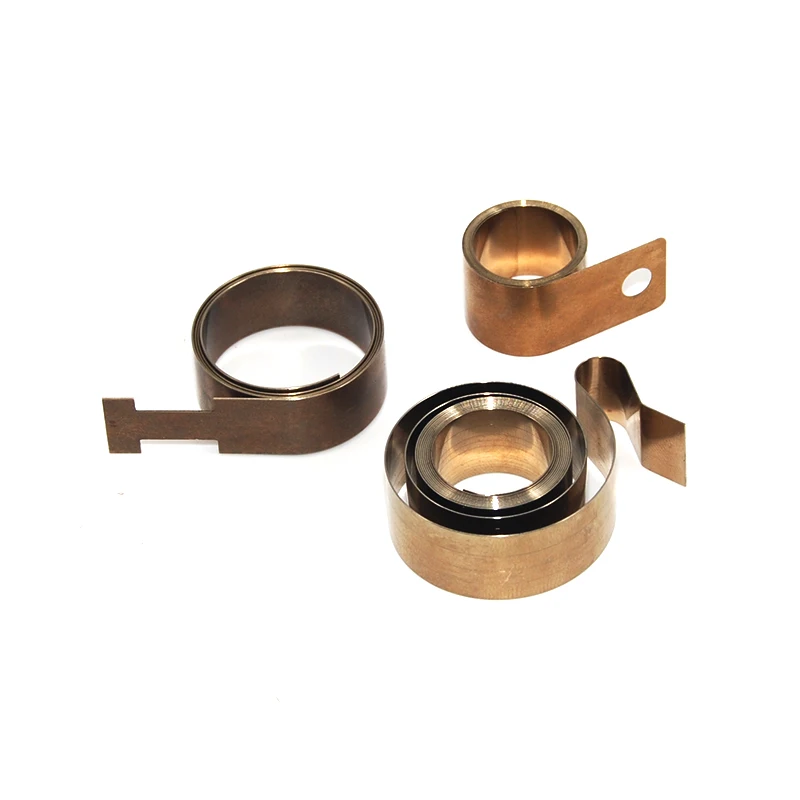 Large size springs for industrial equipment and medical devices Scroll Power wind up spring