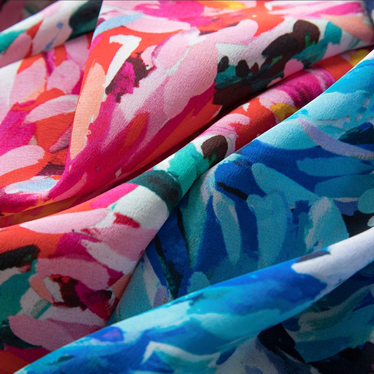 High Quality Comfortable And Soft To The Touch Print Fabric Silk Mulberry Silk Fabric 100% Pure