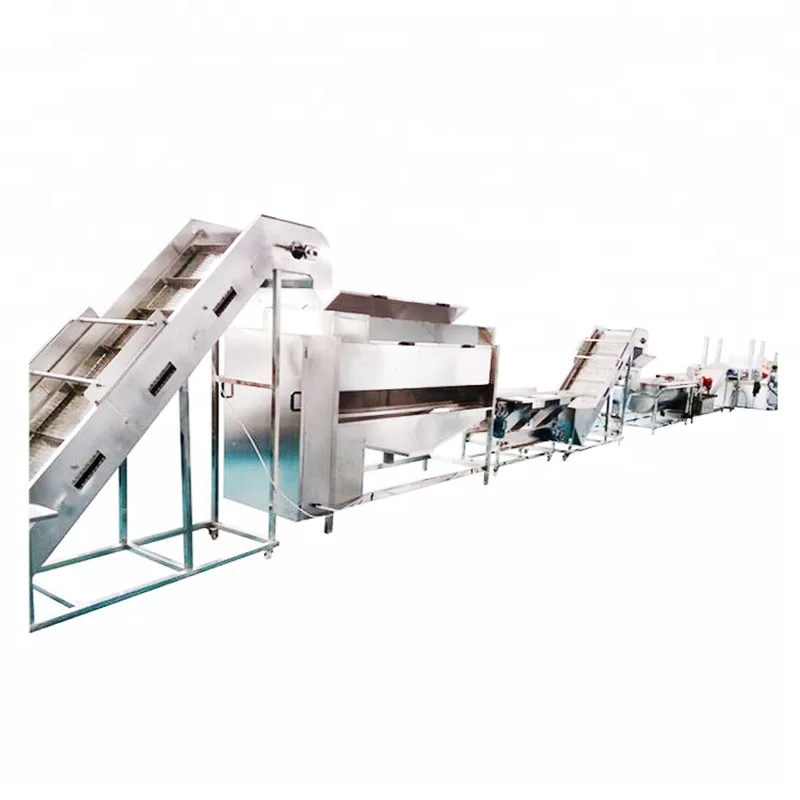 3-year warranty Potato Chips Making Machine Fresh Frozen Scale French Fries Machine Potato Chips Production Line