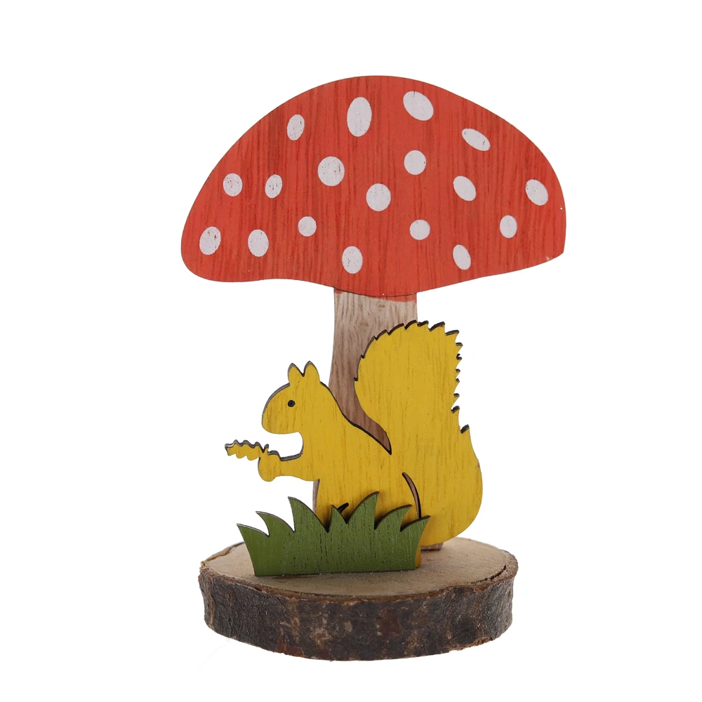 Party Decorations Wonderland Vintage Wood Mushroom Centerpieces Table Topper Decor