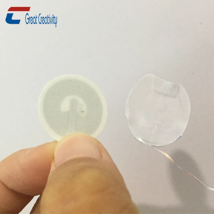 Rfid Luxury Label Anti Fake Sticker Jewelry Label Uhf Anti-theft Temper Proof Label Tag