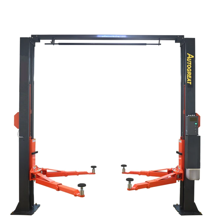 workshop equipment two post car hoist electric car lift 4.5 tons vehicle elevator