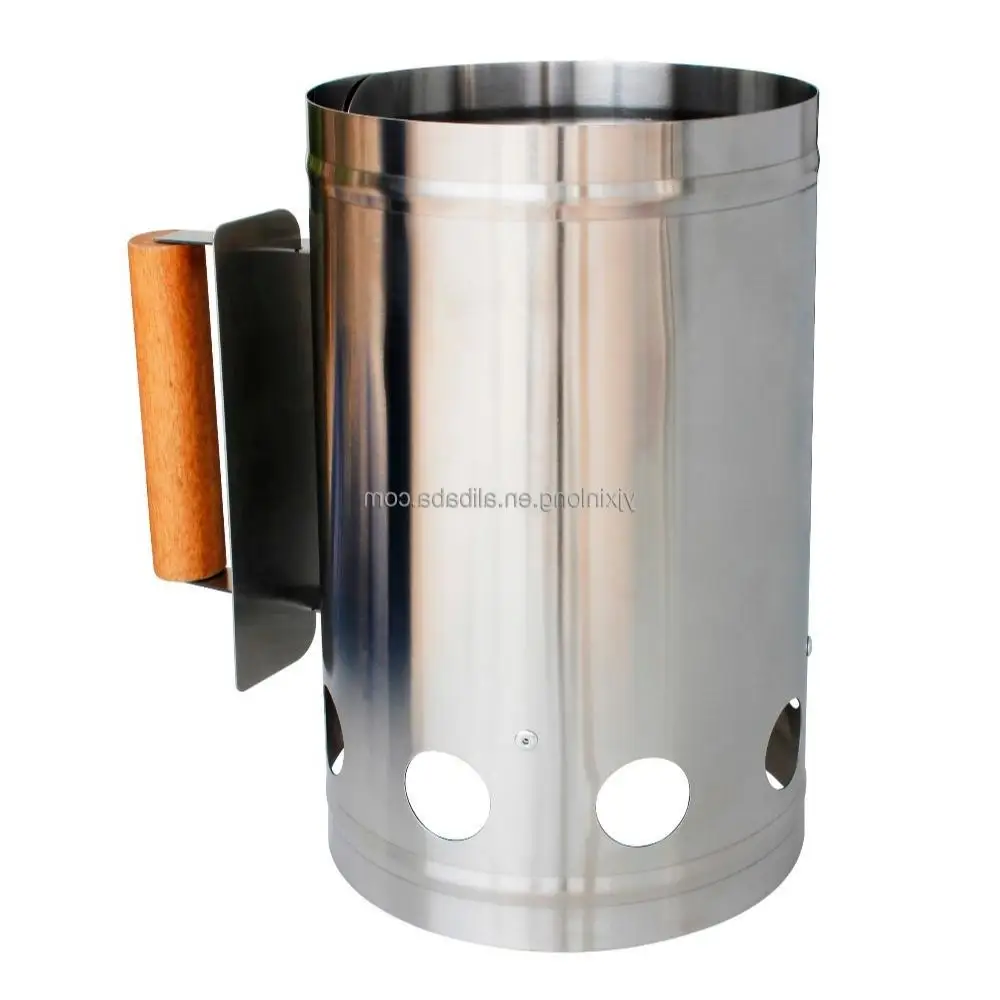 Лидер продаж, многофункциональный стальной барбекю, дымоходный угольный стартер