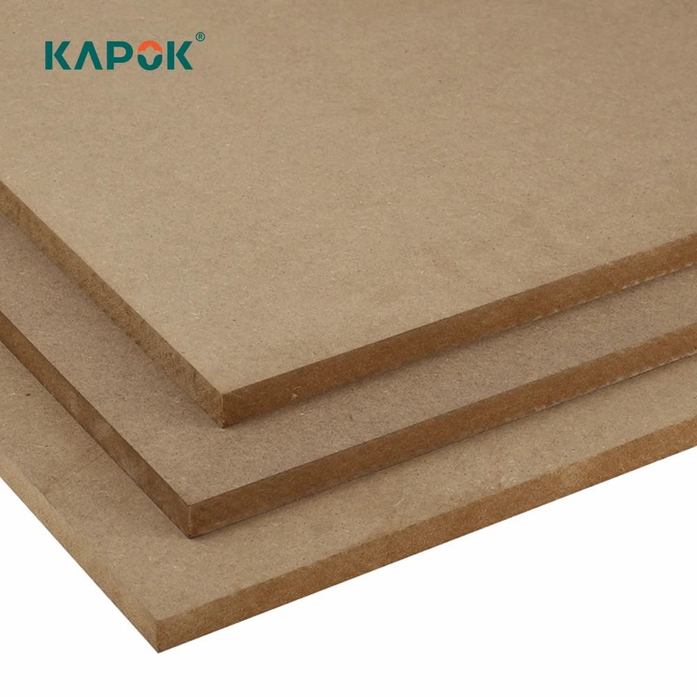 Kapok factory prices 18mm MDF display racks kitchen cabinets melamine mdf board