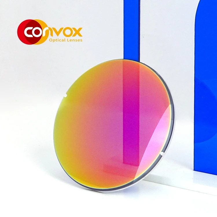 CONVOX Wholesale CR39 Sunglasses Lens UV400 Tinted/polarized/mirror Optical Lenses Mirror Lens