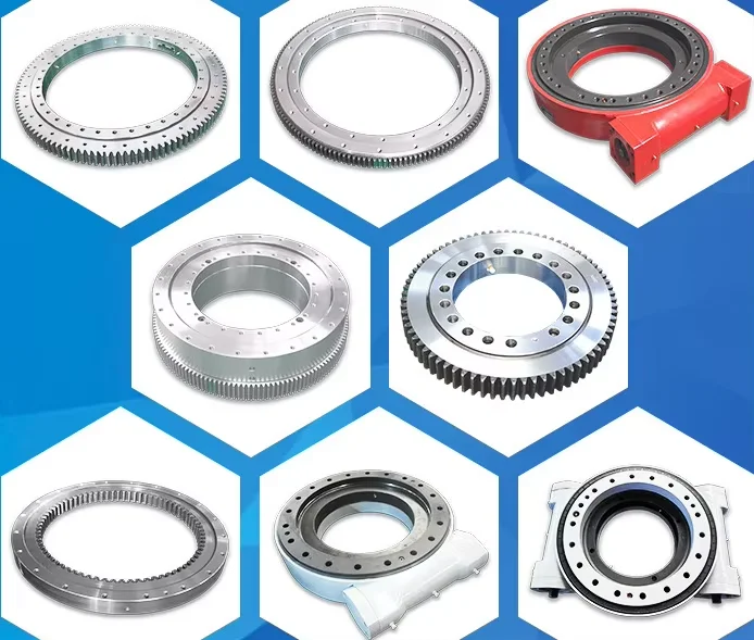 Small External Gear Ball Bearing for Construction Machinery Four-Point Contact Slewing Ring Slewing Gear Swivel Circle Feature