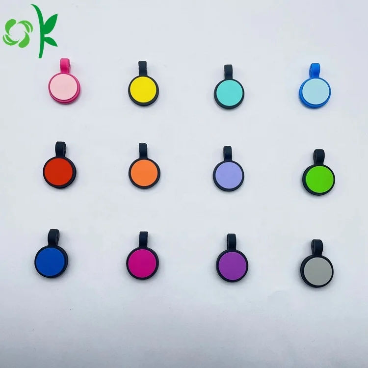 OKSILICONE оптовая продажа силиконовые аксессуары для собак индивидуальная идентификационная бирка многоцветные бирки и