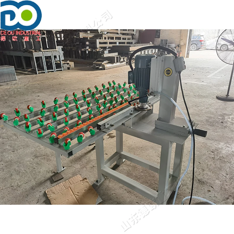 Small Glass Grinder Simple Glass Chamfering Machine Linear Beveled Edge Grinding Machine