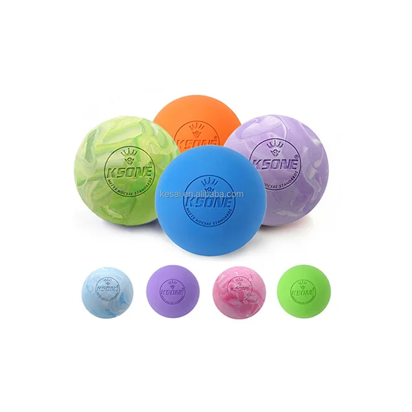 Muscle release Custom ball design Natural Rubber Massage Ball Yoga Therapy Lacrosse Massage Ball Set