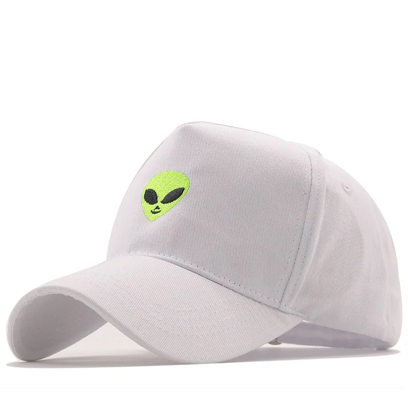 Wholesale Embroidered E.T. Alien logo Gorras  custom hats Adjustable Baseball Caps