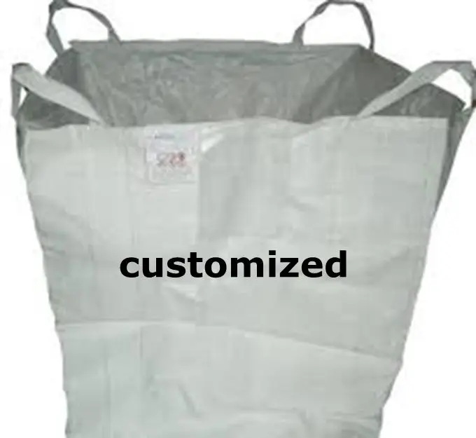 EGP 1000 kgs или 1200 FIBC гибкие промежуточные контейнерные пакеты с индивидуальным размером и печатью логотипа