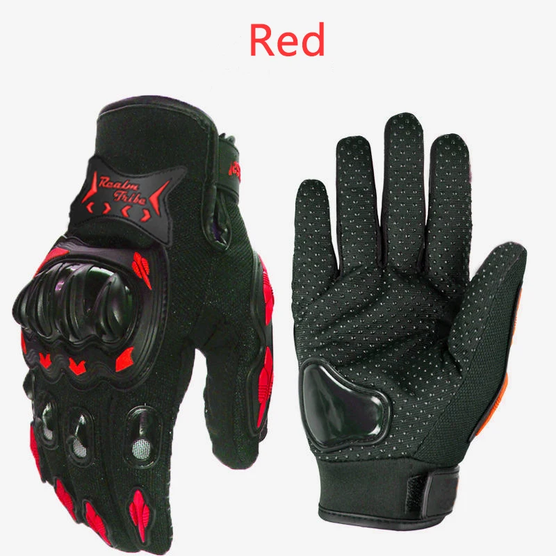 SLKE GP MX MTB BMX Off-road Scooter Full Finger Hard Shell Knuckle Motorcycle Riding Summer Cool Glove