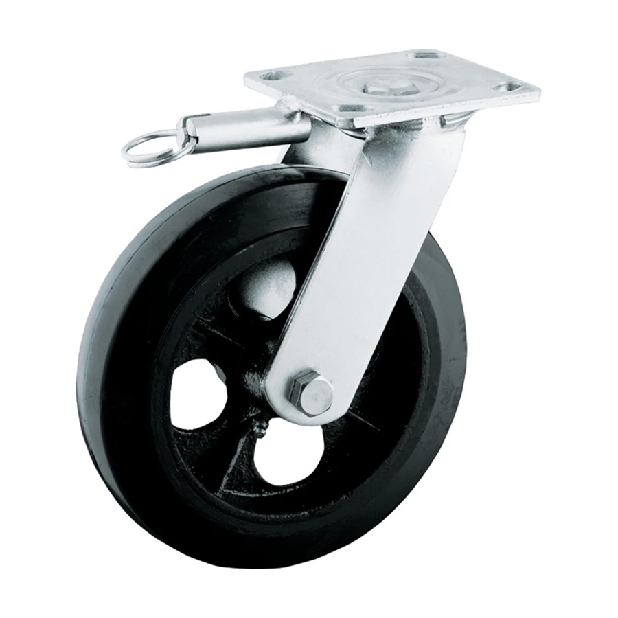 Heavy Duty PU on Iron Cast Core Scaffolding Caster
