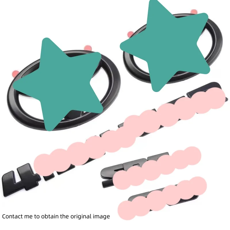 Abs Cover Car Logo Body Stickers Car Modification Accessories