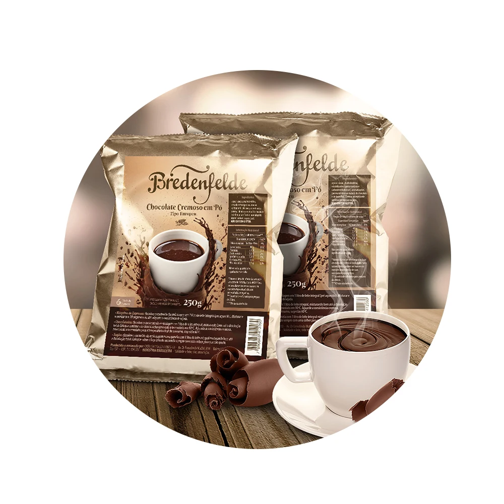 Wholesale Food Drinks Instant Hot Chocolate Powder Mix Sweet Taste Chocolate Beverage Cocoa Powder In Stock