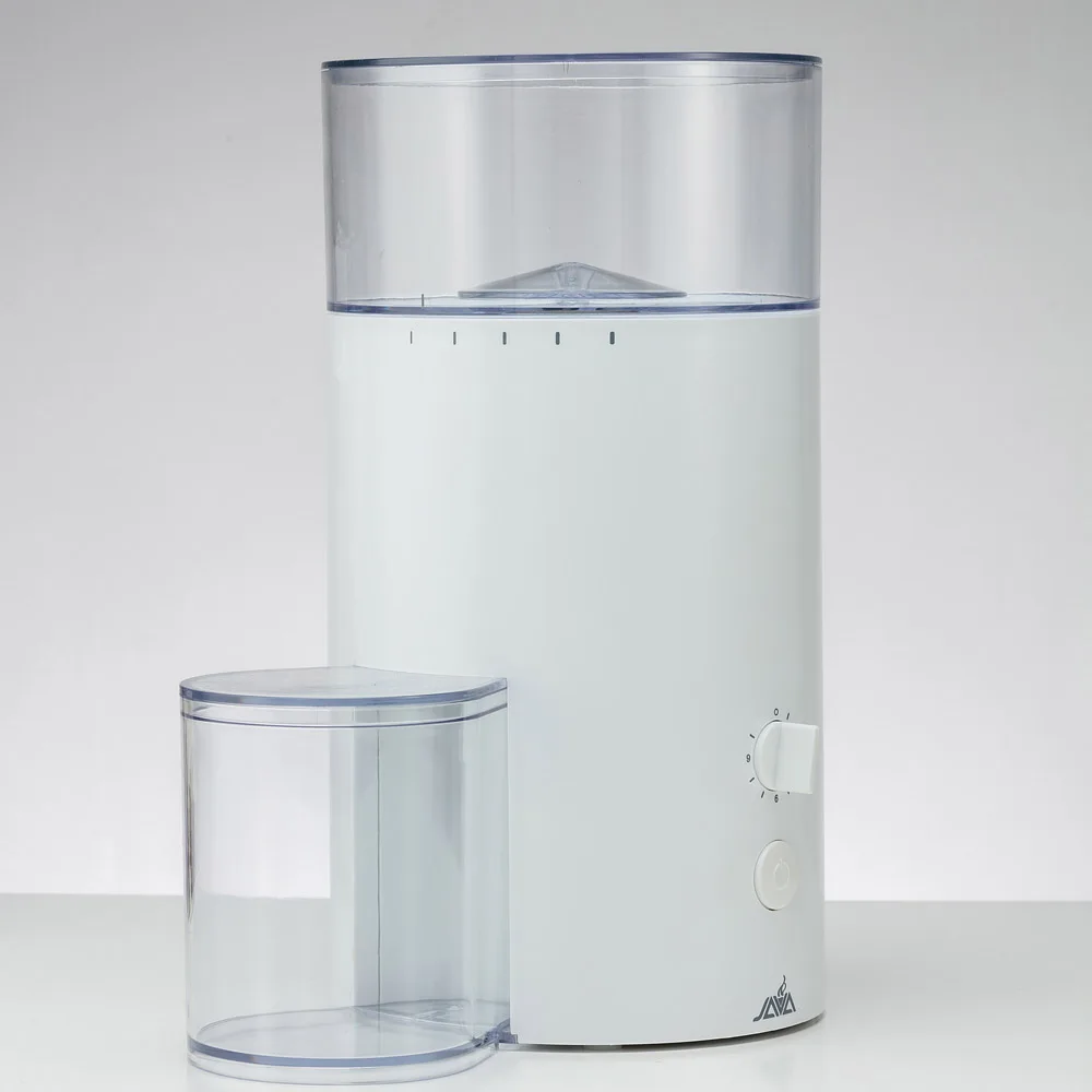 RTS Electric Electric Coffee Grinder Bean Italian Conical Burr Grinder Plastic+stainless Steel Free Spare Parts 220V-240V CN;ZHE