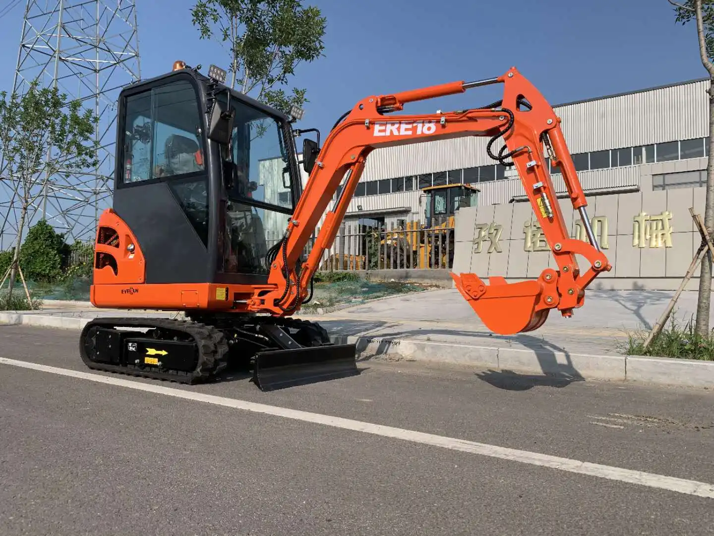  Китайский китайский бренд Everun ERE18 1.8ton CE EPA гидравлическая ферма мини маленький микро экскаватор машина для