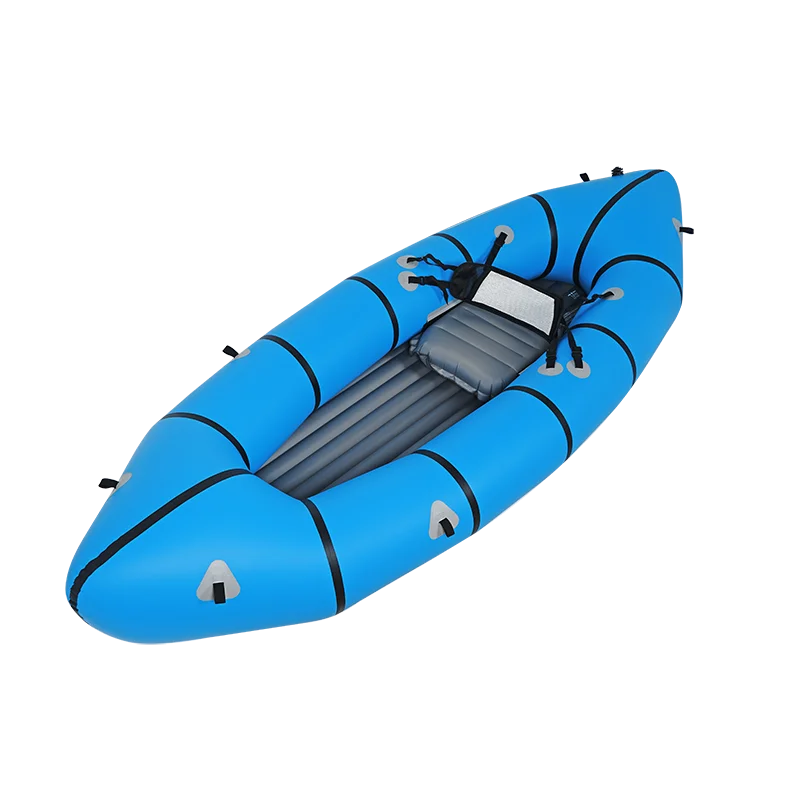 Ultralight whitewater packraft inflatable frontier packraft tpu inflatable kayak pack raft for sale