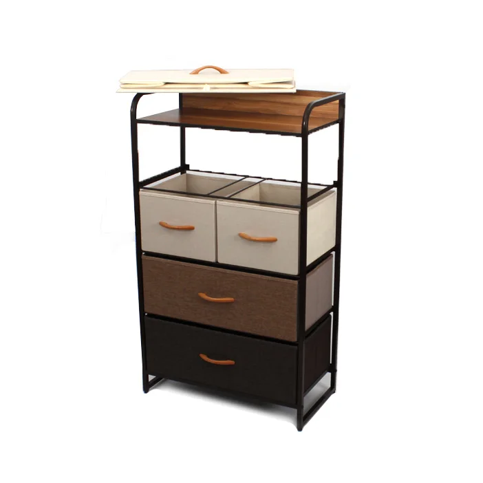 OEM custom made bedroom furniture corner dresser household 6 drawers chest cabinet
