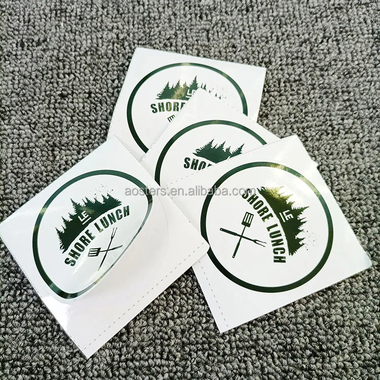 Adhesive letters custom mini stickers wholesale brand business round sticker custom logo