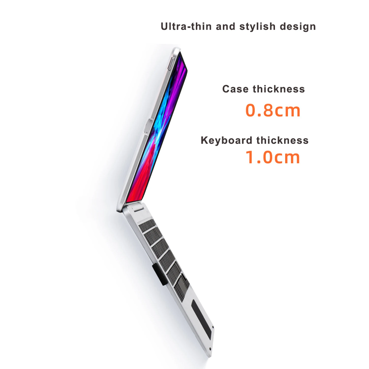 84 Keys Cute Shortcut Ultra Slim Office Purple Bt Standard Type C RGB Backlit Wireless For iPad Pro 11 Keyboard