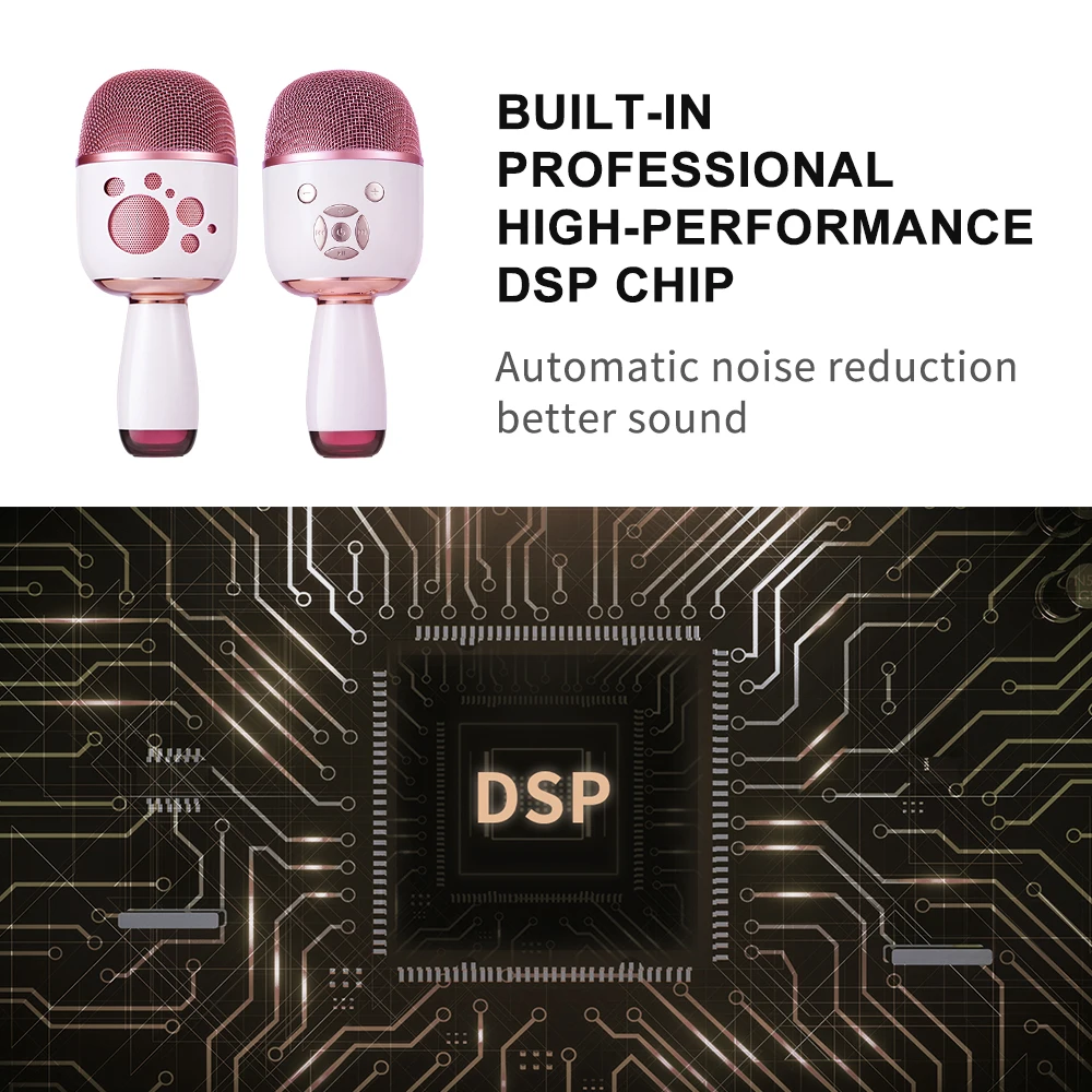 Karaoke Player Wireless Microphone Lavalier Case Wireless Lavalier Microphone Portable Magic Sing Microphone