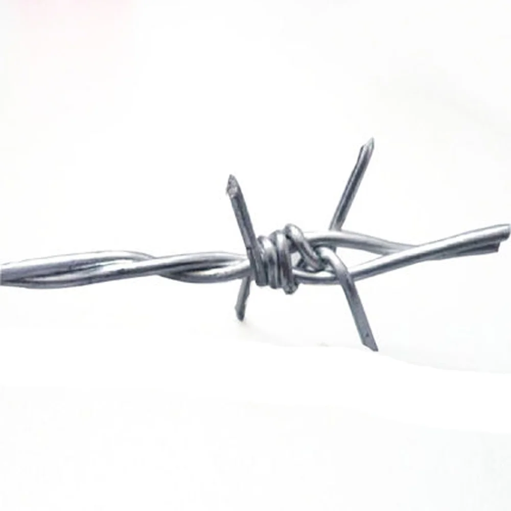 Cheap Galvanized barbed wire chain link fence