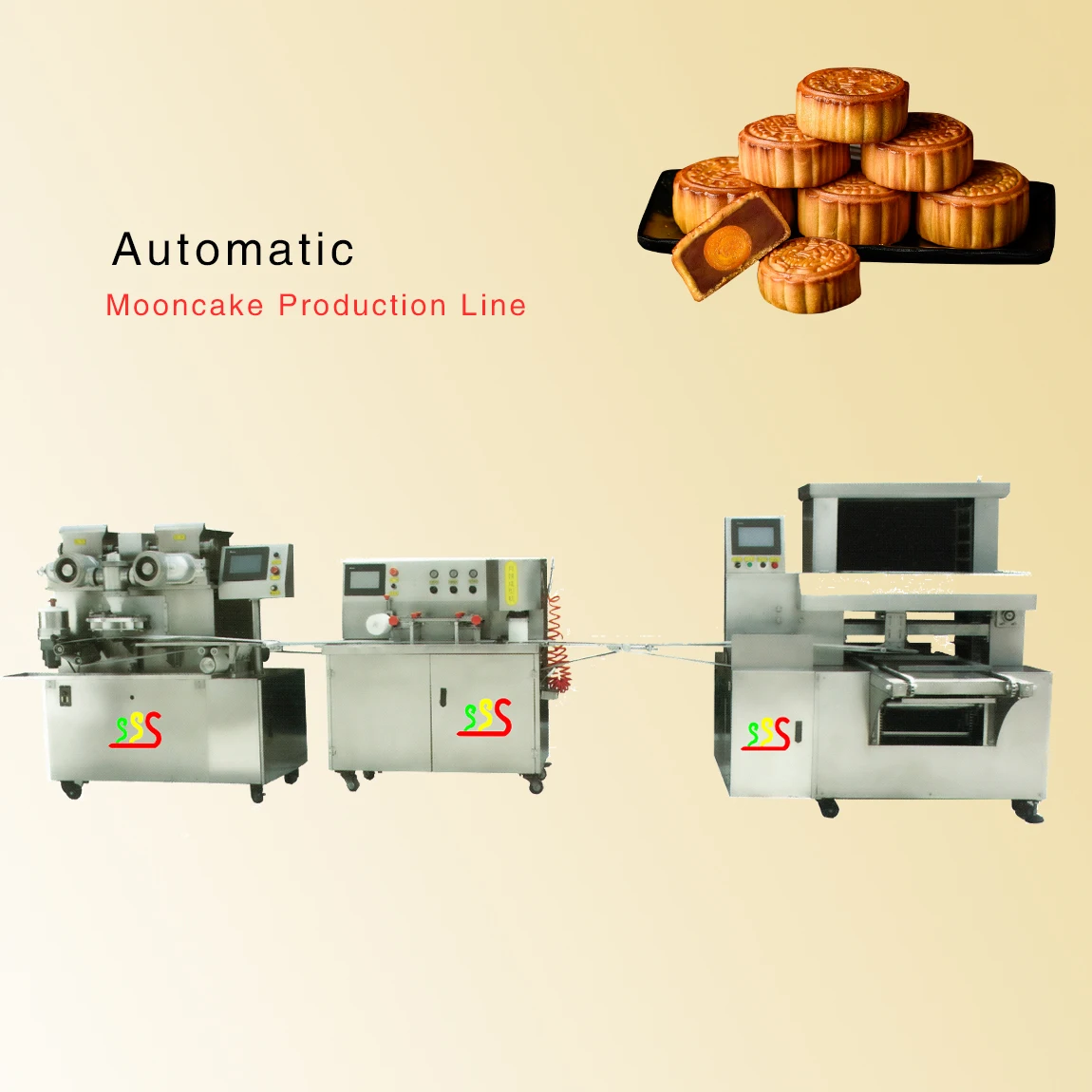 high quality Auto Stamping Machine mochi maker mooncake machine