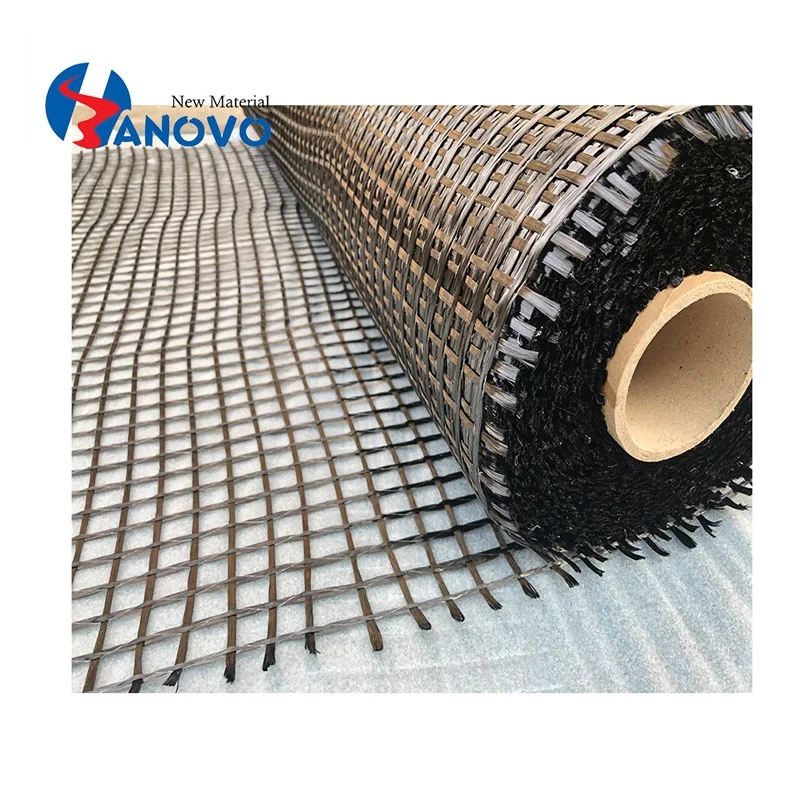 High strength carbon fiber mesh grid for concrete reinforcement