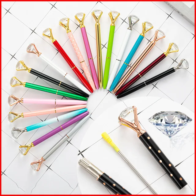 Hot Selling Diamond Pen Diamond Ballpoint Pen Diamond Ball Pen With Custom Logo