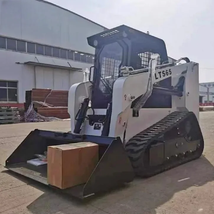 Construction Machinery track Crawler Mini Skid Steer Loader bobcat Diesel Power Quick Change Operation Attachments