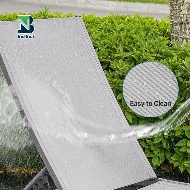 INSTNCT Modern garden New Product Outdoor Furniture Beach chair Beach Sun lounger adjustable sun bed lounger for beach